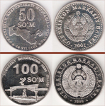 Национальная валюта Узбекистана монеты