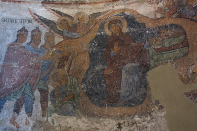 Фрески внутри Атенского Сиона, Гори