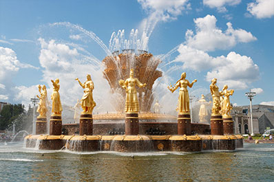 Friendship of Nations Fountain, Moscow, Russia