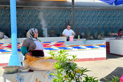Gastronomic Alley at Chorsu Bazaar Gastronomic Alley at Chorsu Bazaar