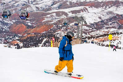 Amirsoy Mountain Resort near Tashkent, Uzbekistan