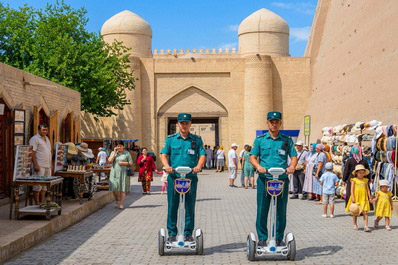 Tourist Police, Khiva, Uzbekistan