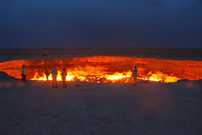 Darvaza Gas Crater, Turkmenistan