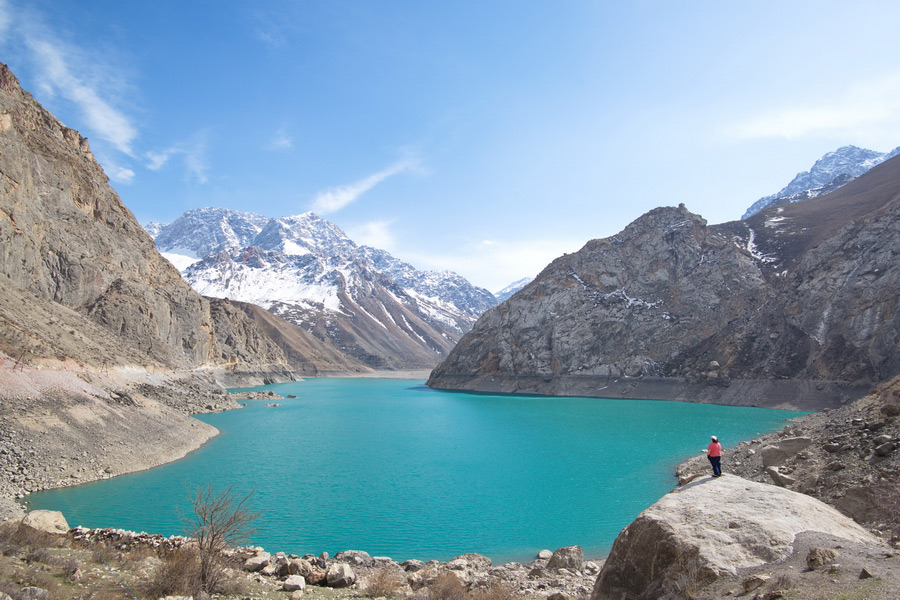 Seven Lakes in Fann Mountains