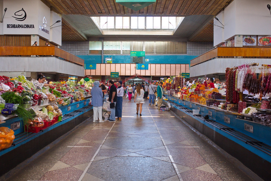 Zelyony (Green) Bazaar, Almaty, Kazakhstan