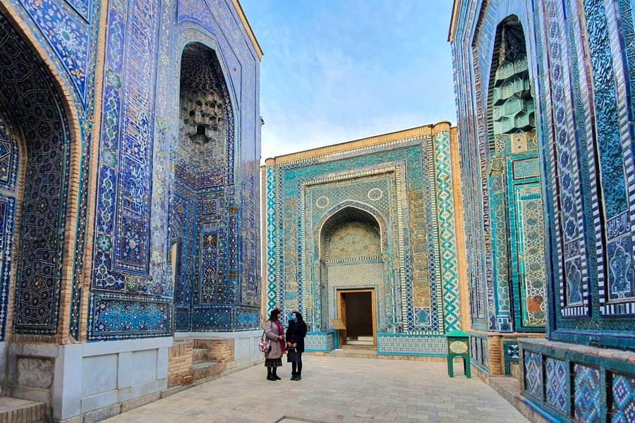 Shakhi-Zinda Necropolis, Samarkand, Uzbekistan