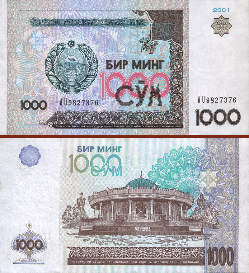 Currency of Uzbekistan. Name, history, pictures of uzbek money