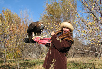 Охота с Беркутом, Казахстан