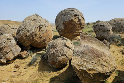 Долина шаров Торыш, Мангистау, Казахстан