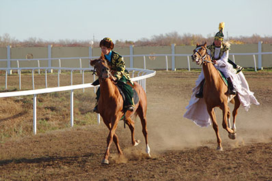 Казахские традиционные конные игры