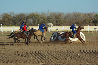 Казахские традиционные конные игры
