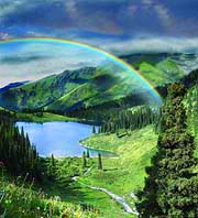 Almaty region. Nature