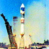 Baikonur cosmodrome in Kazakhstan