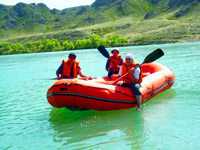 Ili river. Kazakhstan nature