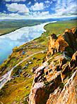 Ili river. Kazakhstan nature
