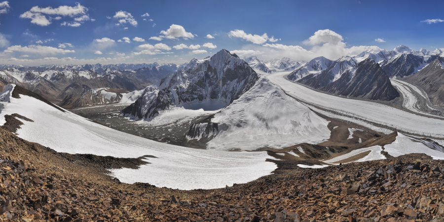 Fedchenko Glacier, Pamir Mountains, Tajikistan
