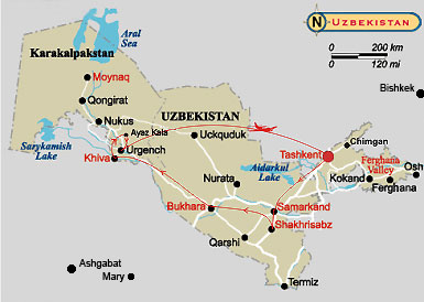 Минск - Бишкек - Иссык-Куль - Узбекистан