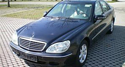 The car of a representation class Mercedes-Benz 220 S-class