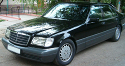 The car of a representation class Mercedes-Benz 600