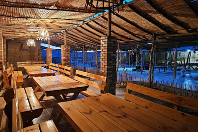 Yurt Camp at Darvaza Gas Crater