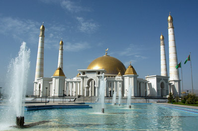 Turkmenbashi Ruhy Mosque near Ashgabat