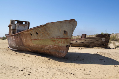 Ship Cemetery, Muynak, Aral Sea