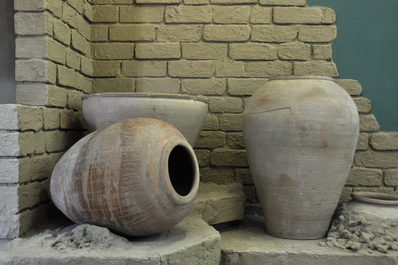 Ossuary, Urn for Storing the Bones of the Dead, Afrasiab Museum, Samarkand