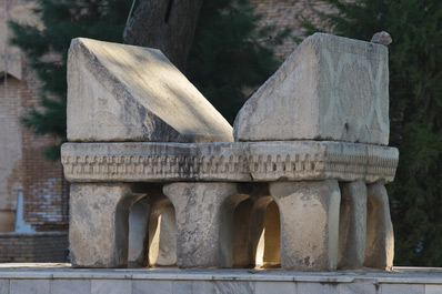 Marble Lectern in the Courtyard of Bibi-Khanum Mosque, Samarkand