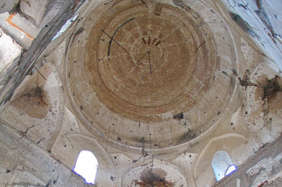 The Dome of Bibi-Khanum Mosque from the Inside, Samarkand