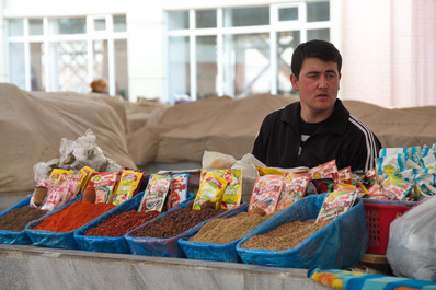 Spices at Siab Bazaar, Samarkand