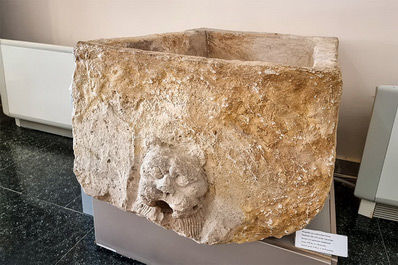 Exhibit in the Termez Archaeological Museum