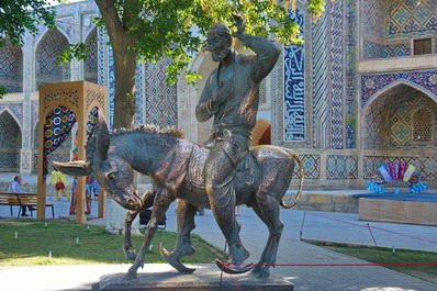 Khoja Nasreddin Statue, Bukhara